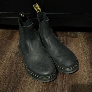 Dr. Martens Black Leather Boots